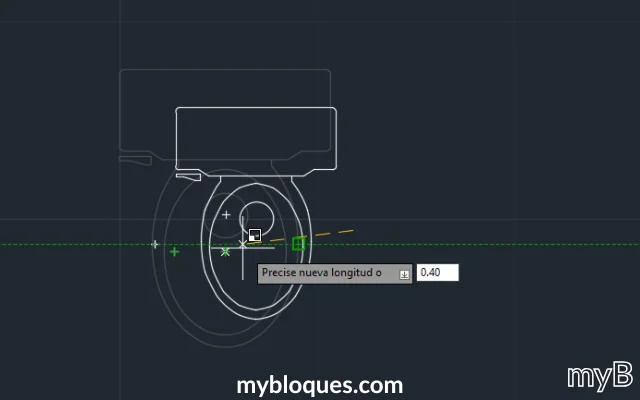 Imagen de paso 6 - Escribir la medida que queramos que tenga y apretamos Enter
