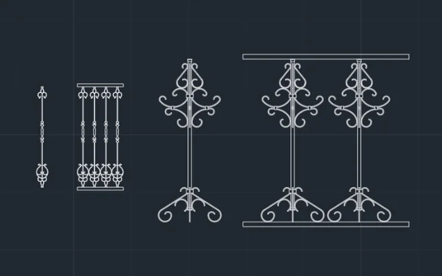 BLOQUES DE AUTOCAD DE REJAS - Imagen destacada
