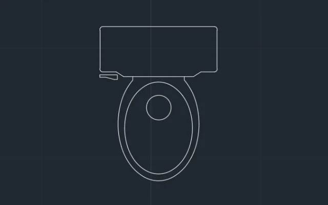 Imagen de bloque de inodoro para diseñar baños