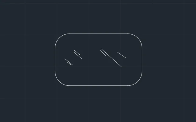 Imagen de bloque de mesa para diseñar comedores en AutoCAD