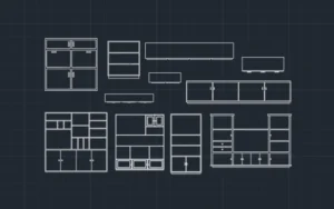 Bloques de muebles de sala para AutoCAD