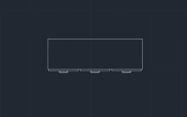 Imagen de bloque de mueble para diseñar sala de estar