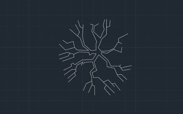 Imagen de bloque de árbol para AutoCAD