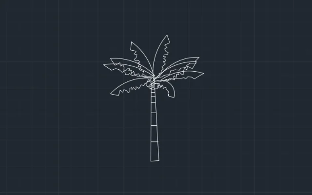 Imagen de bloque de árbol para AutoCAD