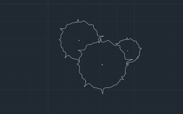 Imagen de bloque de árbol para AutoCAD