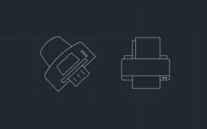 Bloques de impresoras para AutoCAD