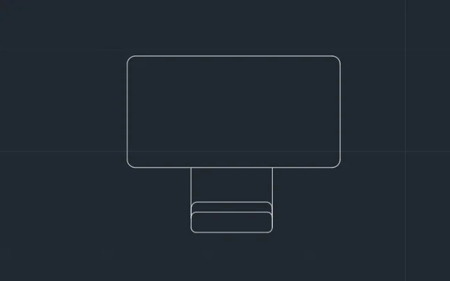 Imagen de bloque de escritorio y una silla