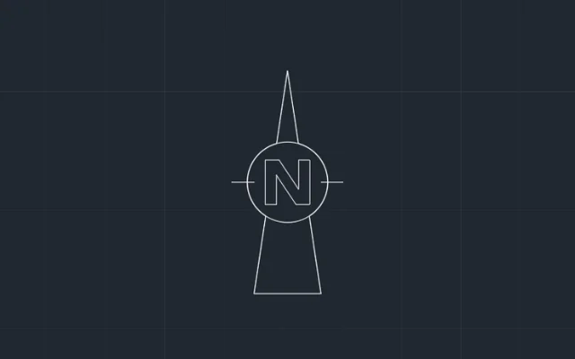 Imagen de bloque de puntos cardinales