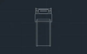 BLOQUE DE AUTOCAD DE CAMINADORA - Imagen destacada
