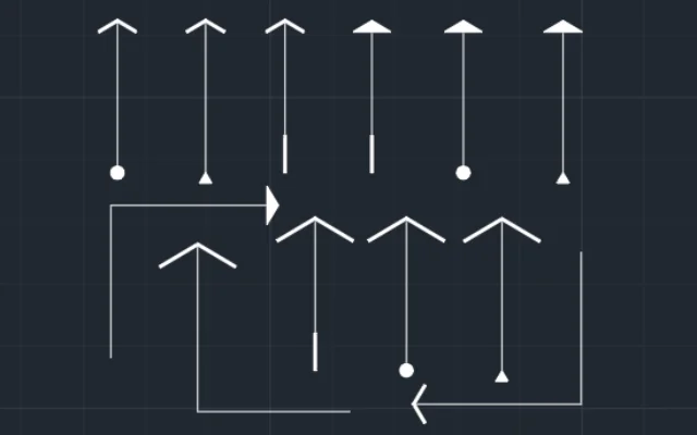 BLOQUES DE AUTOCAD DE FLECHAS - Imagen destacada