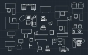 Bloques para diseñar aulas escolares en AutoCAD