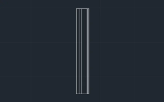 Imagen de bloque de AutoCAD de columna